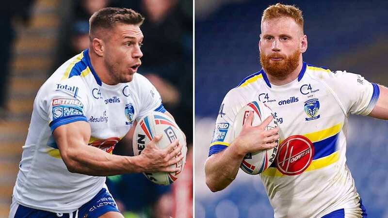 Warrington duo Matty Russell, left, and Joe Bullock have joined Hull FC on loan