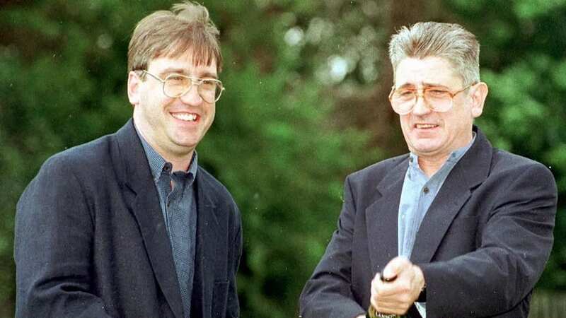Mark Gardiner (left) and former business partner Paul Maddison split a £22m National Lottery jackpot in 1995