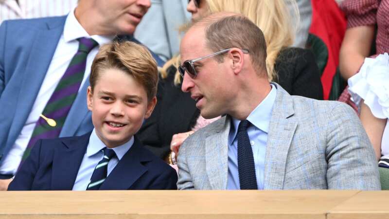 Prince George and Prince William at Wimbledon last year (Image: 2023 Karwai Tang)