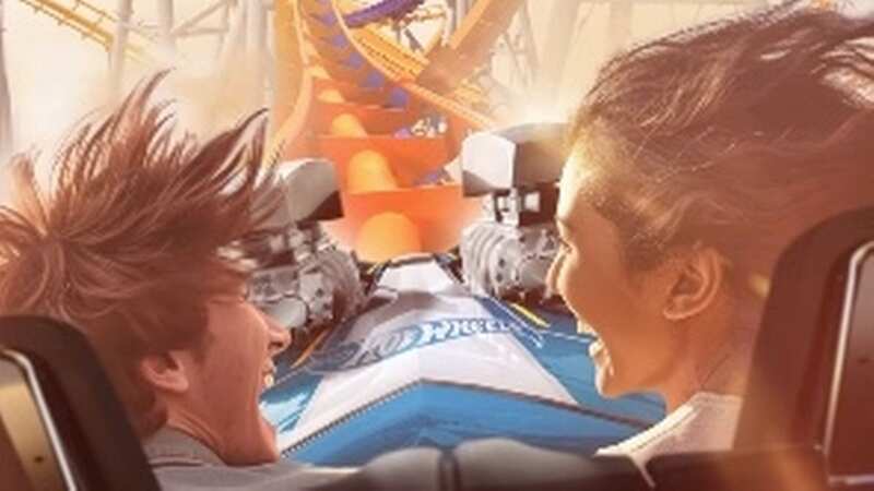You can soon take on a real-life Hot Wheels rollecoaster (Image: Mattel Adventure Park)