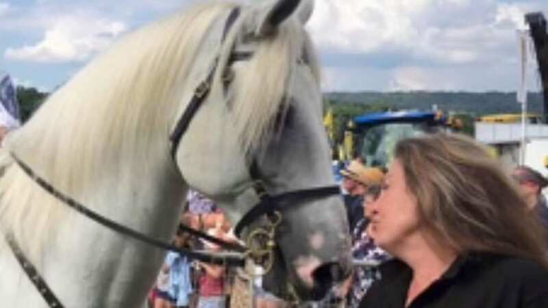 Christine Rawle, a keen horse rider, denies murdering her husband (Image: Facebook)