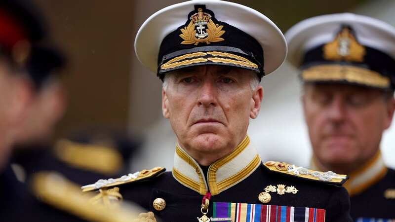 Admiral Sir Tony Radakin has given a speech to the Chatham House think tank (Image: PA)