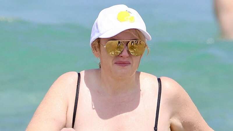 Australian actress Rebel Wilson made the most of the scorching Sydney weather (Image: Mega)