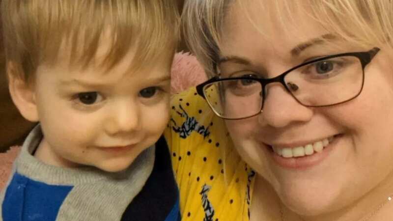 Sarah Hedges, 40, with her son Thomas (Image: SWNS)