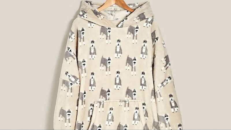 Snap up the Cyril the Schnauzer Oversized Hoodie for just £9 (Image: Dunelm)