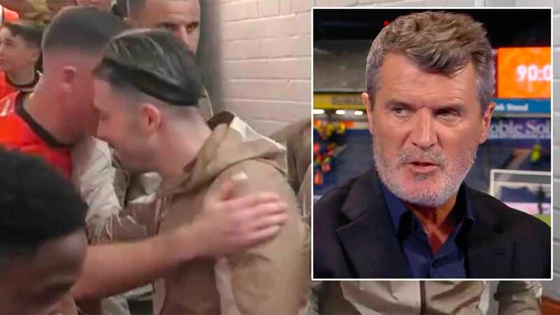 Roy Keane gave exactly the reaction you would expect to the incident (Image: ITV)