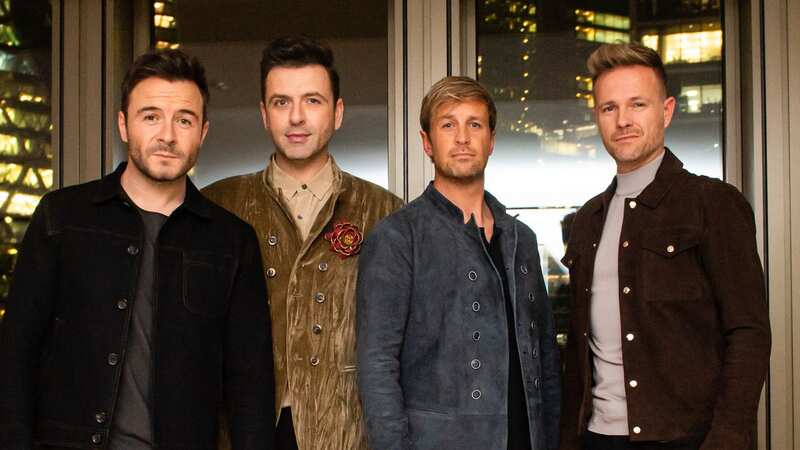 Mark Feehily, second from left, made a shock announcement to fans (Image: Samir Hussein/WireImage)