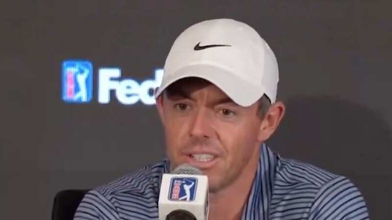 Rory McIlroy addressed his links to LIV Golf (Image: @GolfDigest)