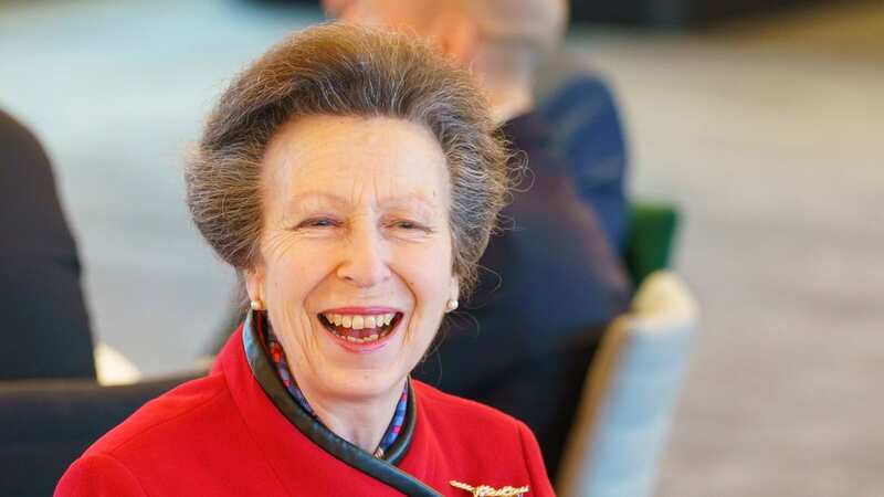 Princess Anne speaks with guests during a Rugby League Reception (Image: Getty Images)