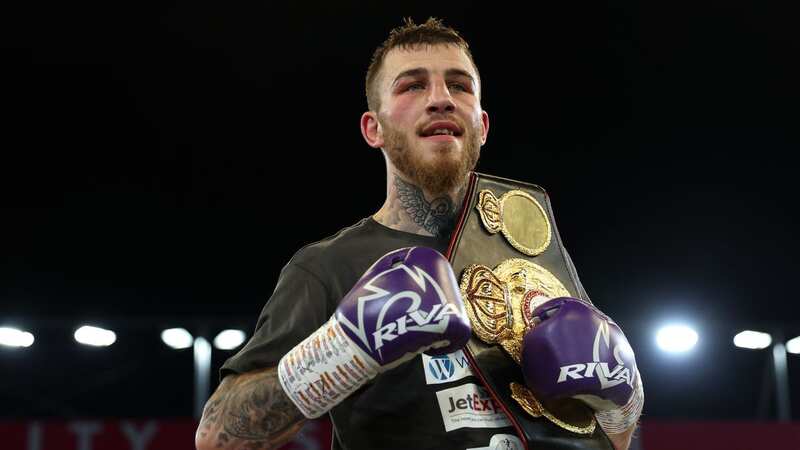 Sam Eggington basks in the glory of victory over Joe Pigford