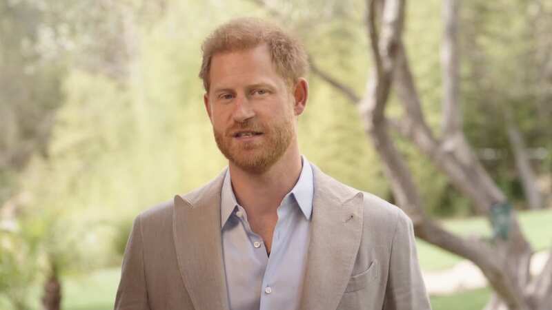 Prince Harry makes surprise video appearance at awards to honour triple amputee