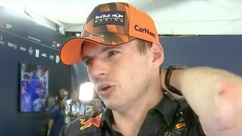 Max Verstappen was furious with his Red Bull team during the first practice session of the Bahrain Grand Prix (Image: Sky Sports F1/Twitter)