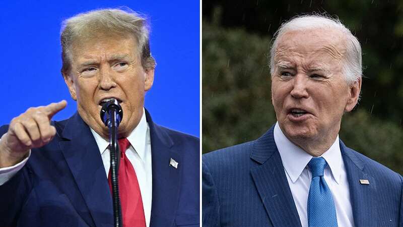 Trump said Biden needs to take a cognitive test after the results of his physical examinations were released on Wednesday (Image: AFP via Getty Images)
