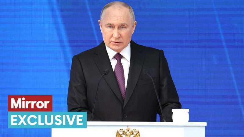 Russian President Vladimir Putin delivers an annual address (Image: Anadolu via Getty Images)
