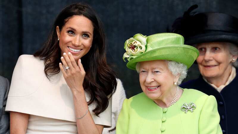 Meghan stated she purposely avoided wearing bright colours during her time as a royal (Image: Getty Images)