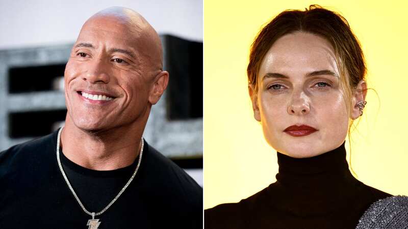 Dwayne Johnson made it clear Rebecca Ferguson was not talking about him (Image: Getty Images)