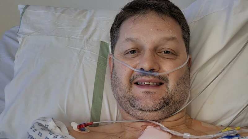 Paul Riley, 51, was diagnosed with stage three advanced lung cancer in May last year (Image: Paul Riley / SWNS)