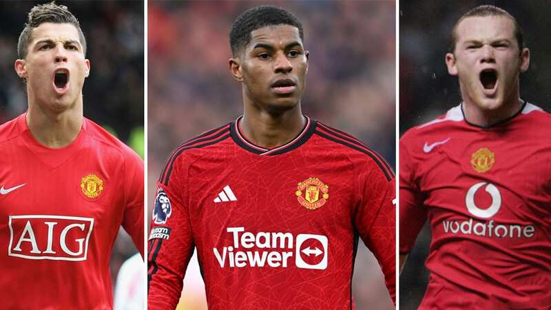 Wayne Rooney and Marcus Rashford played together when the latter first burst onto the scene