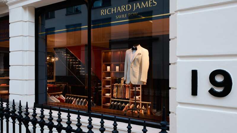 The third Richard James store has opened on Clifford Street, just off Savile Row (Image: No credit)