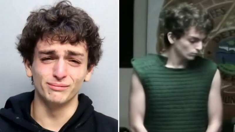 Avraham Gil, 19, was having an updated mugshot photo taken when the fight broke out