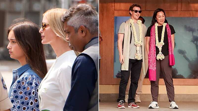 Ivanka Trump and Mark Zuckerberg have touched down in India ahead of the extravagant three day celebration