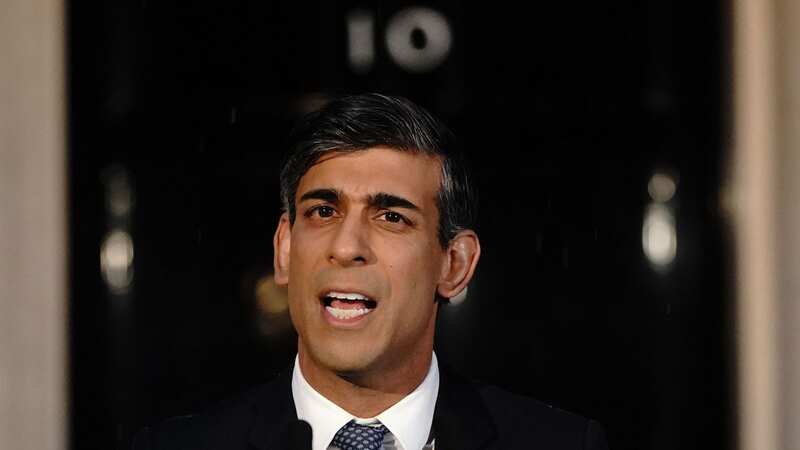 Rishi Sunak held a surprise press conference outside No10 to talk about a 