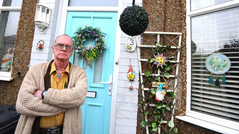 Bill Mitchell, 65, received his eviction letter last week (Image: Andrew Teebay Liverpool Echo)