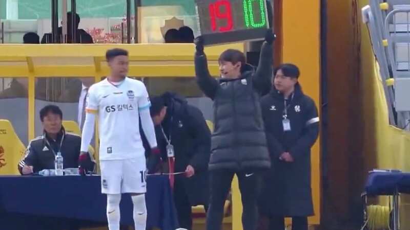Jesse Lingard made a forgettable cameo on his first FC Seoul outing (Image: @thfc_cho)