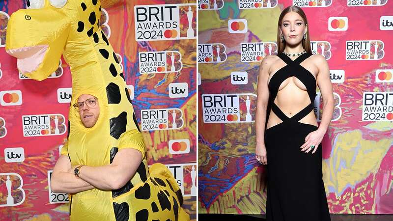 Olivia Attwood, Rob Beckett, and Becky Hill don most daring BRIT Awards outfits
