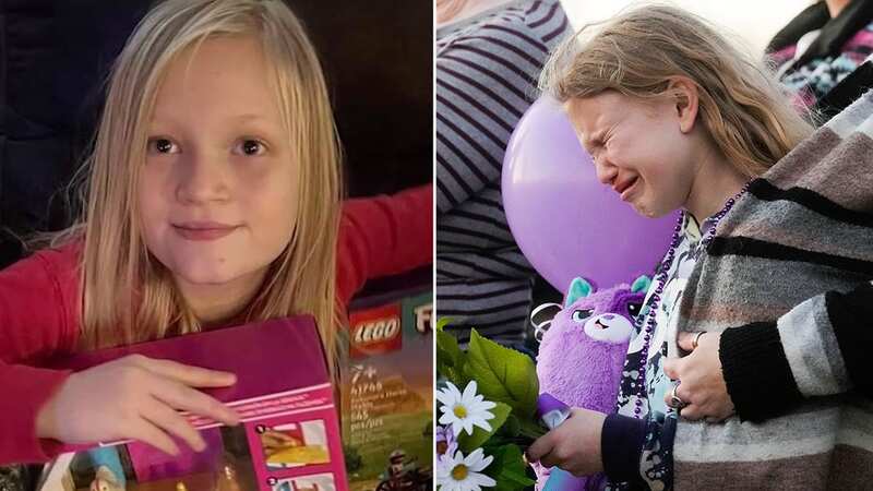 Tears and hugs in emotional funeral for girl, 11, 