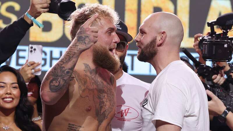 Jake Paul (left) fights Ryan Bourland tonight in Puerto Rico