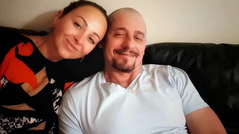 Inessa Amber, 42, her partner Mitchell Lewis, 58 with their two children. (Image: Inessa Amber / SWNS)