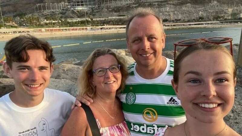Damian Lloyd with his family (Image: (Image: Damian Lloyd))