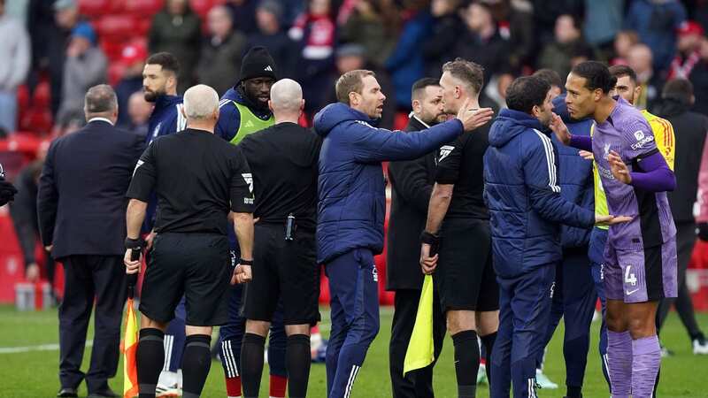 Nottingham Forest were furious with Paul Tierney after their defeat against Liverpool (Image: PA)