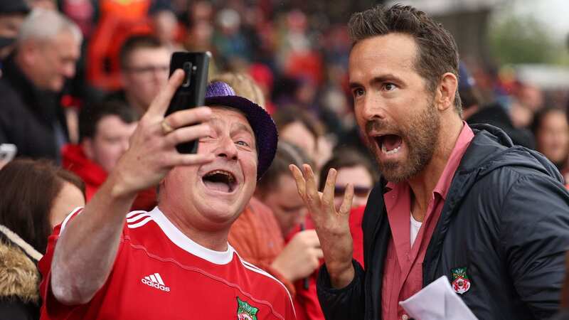 Ryan Reynolds compared Wrexham fans to Harry Potter students after they claimed an emphatic 4-0 win (Image: Matthew Ashton - AMA/Getty Images)