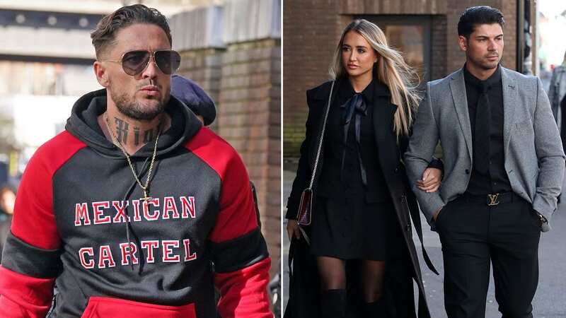 Georgia Harrison arrived at Chelmsford Crown Court in Essex on Monday with her Love Island partner Anton Danyluk