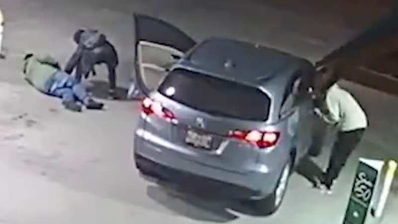 CCTV shows moment good samaritan shot in carjacking after man asks him for $1