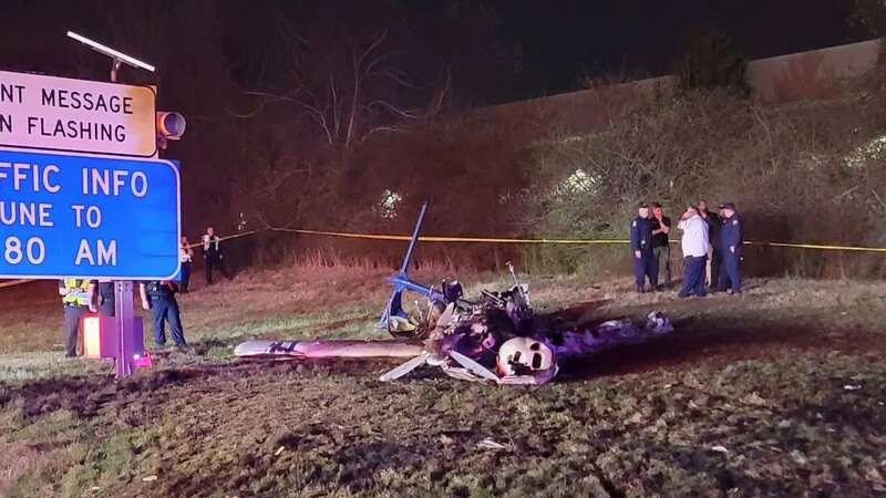 Five people were killed in a plane crash on Nashville, Tennessee (Image: WJHL)