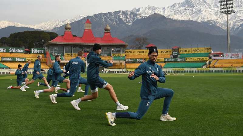 Ben Foakes of England warms up during the England Net Session at Himachal Pradesh Cricket Association Stadium (Image: Philip Brown/Popperfoto)