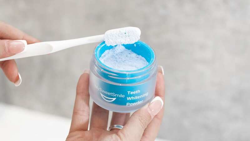 The teeth whitening powder is on sale for Mother