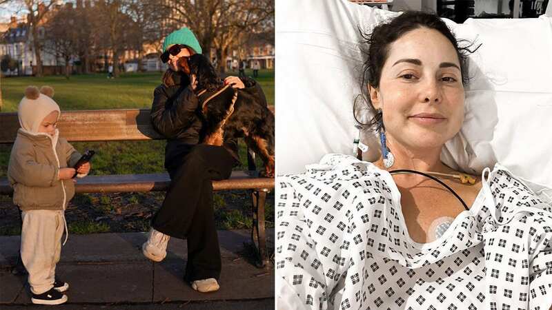 Louise Thompson spends quality time with family after fourth hospitalisation
