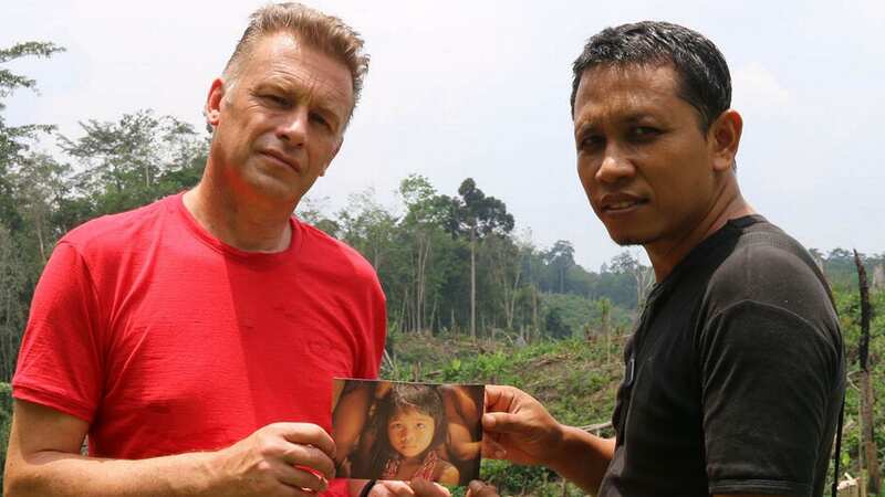 Chris embarked on a quest to find the young girl and her tribe from 1998 (Image: BBC)