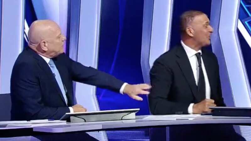 Ruud Gullit burst out laughing as Richard Keys stared at him (Image: beIN SPORTS)