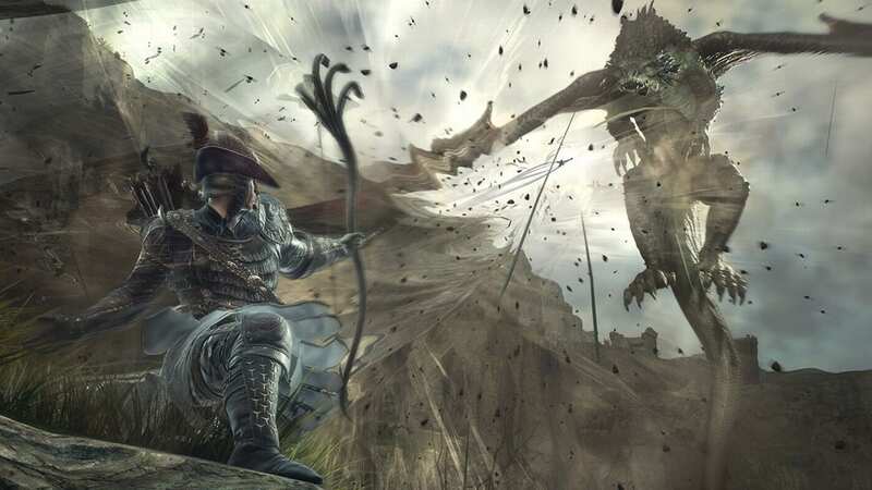 The Magick Archer vocation allows players to lean into both strength and magic attacks. (Image: Capcom)