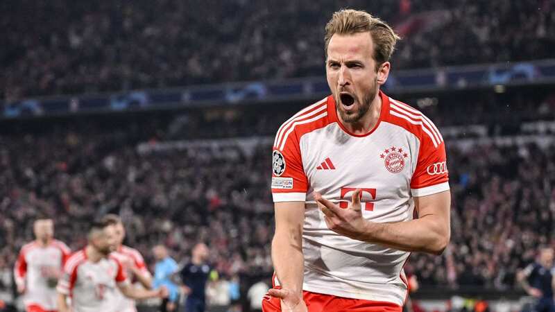 His team might have stuttered in the Bundelsliga but there is no stopping Harry Kane who has now scored 33 goals in 33 appearances for Bayern (Image: DeFodi Images via Getty Images)