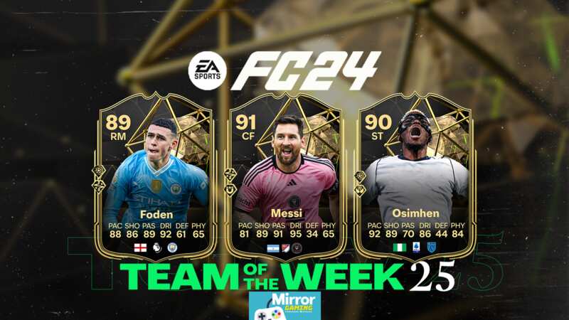 EA FC 24 TOTW 25 leaks have been revealed ahead of the official release (Image: EA Sports)