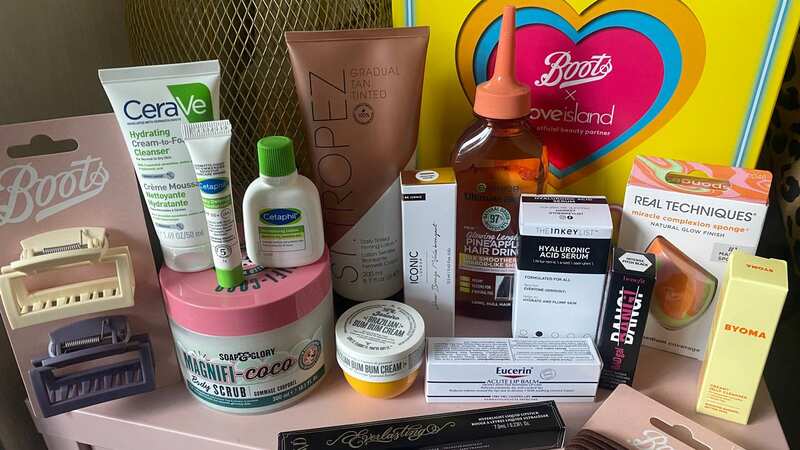 Everything inside the Boots x Love Island All Stars box for £45
