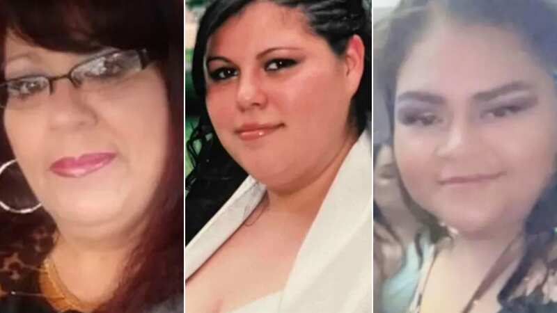 The three women died in a violent crash when a man ran a red light (Image: ABC7)