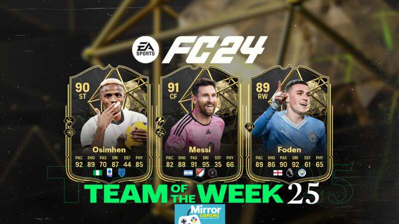 The EA FC 24 TOTW 25 squad is now live in Ultimate Team (Image: EA Sports)