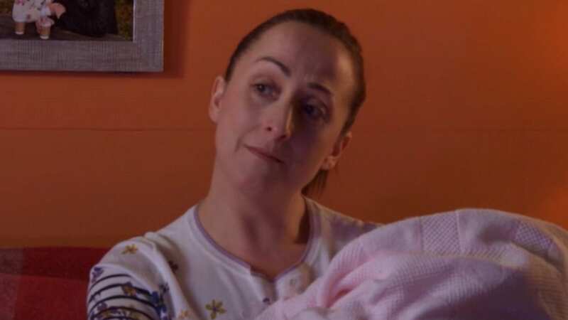 EastEnders viewers have spotted a big error in a scene with Sonia Fowler tonight, as she returned to Walford after visiting Whitney and Bianca in Milton Keynes (Image: BBC)